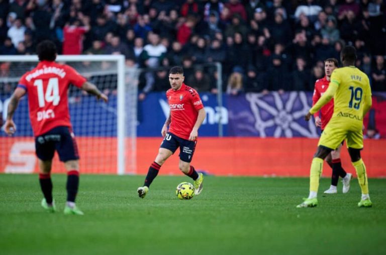 Osasuna vs Villarreal (22:15 – 31/01) | Xem lại trận đấu
